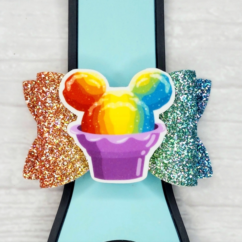 Hawaiian Shaved Ice Magic Band Bow